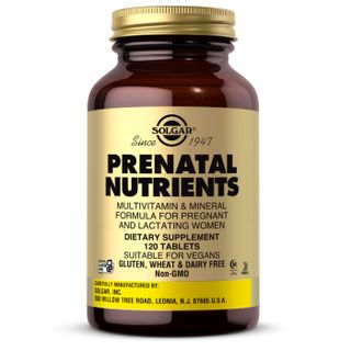 Viên Uống Prenatal Nutrients Solgar- Viên Tổng Hợp Cho Phụ Nữ Mang Thai Và Cho Con Bú (120 Viên)
