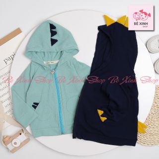 Áo khoác len cho bé gái bé trai trẻ sơ sinh Hàn Quốc [Hot] Áo khoác nỉ cho bé trai gái trẻ em len tăm tai gấu khủng Long