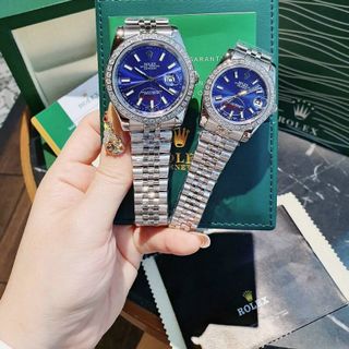 ĐỒNG HỒ ROLLEX CƠ CAO CẤP COUPLE NIỀNG ĐÁ