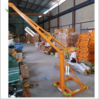Cẩu Xoay 360 - Gắn Sàn Xây Dựng