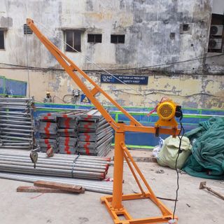 Cẩu Xoay 360 - Gắn Sàn Xây Dựng