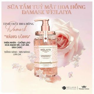 Sữa Tắm Trắng Tuỷ Mật Hoa Hồng DAMAS WEILAIYA giá sỉ