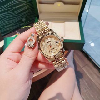 ĐỒNG HỒ ROLLEX COUPLE NIỀNG CƠN MẶT VI TINH HOT