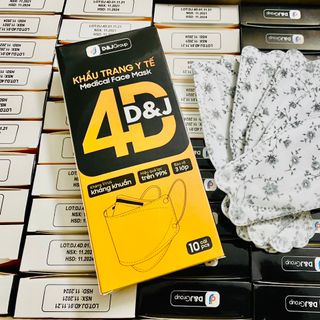 D&J 4D MASK - Dòng khẩu trang 3 lớp 4D cao cấp