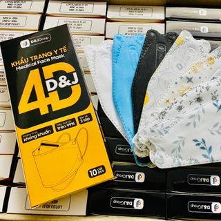 D&J 4D MASK - Dòng khẩu trang 3 lớp 4D cao cấp