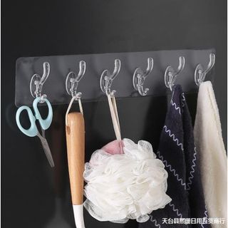 Móc 6 chấu dán tường
