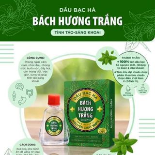 Dầu bạc hà bách hương trắng