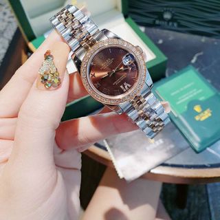 ĐỒNG HỒ ROLLEX CƠ NỮ CAO CẤP NlỀNG ĐÁ