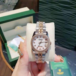 ĐỒNG HỒ ROLLEX CƠ NỮ CAO CẤP NlỀNG ĐÁ