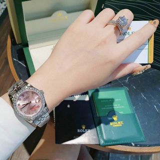 ĐỒNG HỒ ROLLEX CƠ NỮ CAO CẤP NlỀNG ĐÁ