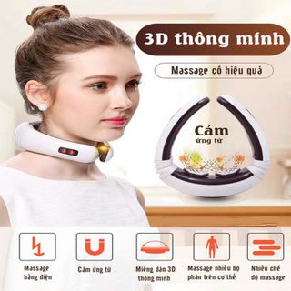 Máy Massage Cổ Vai Gáy - Sạc Điện - Điều Khiển Từ Xa - Mát Xa Vai Lưng Chân Tay giá sỉ