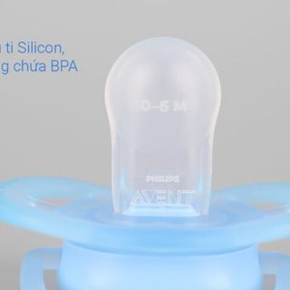 Ty ngậm thông khí Ultra Air Philips Avent cho bé từ 0-6 tháng hình khủng long (vỉ đơn)