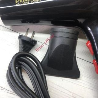 Máy sấy tóc PL PH-9868 Máy sấy công suất lớn 5000W , 2 chiều nóng lạnh, tốc độ gió mạnh lên đến 90km/h, ánh sáng xanh