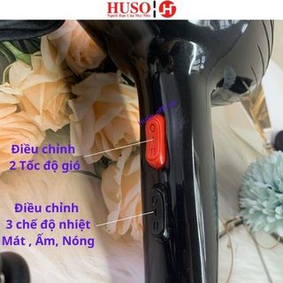 Máy sấy tóc PL PH-9868 Máy sấy công suất lớn 5000W , 2 chiều nóng lạnh, tốc độ gió mạnh lên đến 90km/h, ánh sáng xanh
