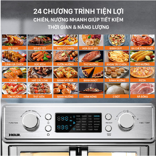 Nồi chiên không dầu điện tử đa chức năng 25L ROLER RA-3120A
