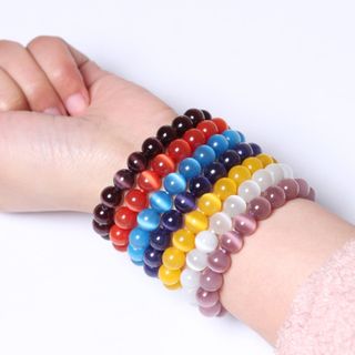 Chuỗi đeo tay đá mắt mèo dễ thương