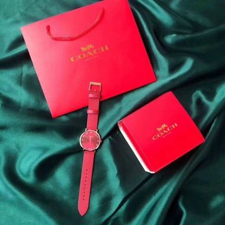 ĐỒNG HỒ COACH DA NỮ ĐỎ SIÊU HOT SALE
