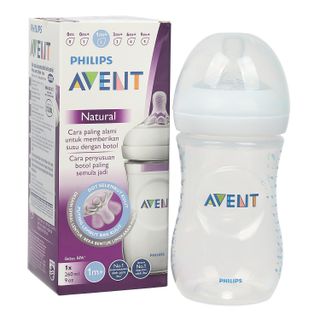 Bình sữa Philips Avent Natural 260ml bằng nhựa, không có BPA