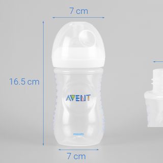 Bình sữa Philips Avent Natural 260ml bằng nhựa, không có BPA