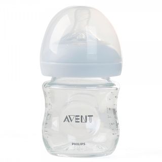 Bình sữa thủy tinh Philips Avent Natural 120ml mô phỏng tự nhiên
