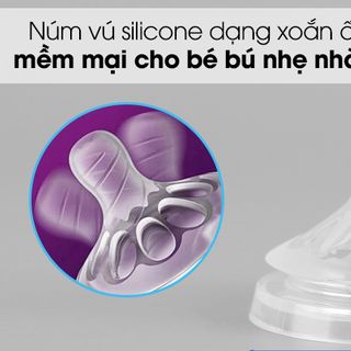 Bình sữa thủy tinh Philips Avent Natural 120ml mô phỏng tự nhiên