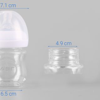 Bình sữa thủy tinh Philips Avent Natural 120ml mô phỏng tự nhiên