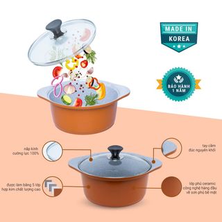 Nồi chống dính tráng sứ Eco