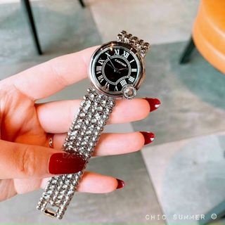 ĐỒNG HỒ CARTlER NỮ DÂY BI XINH XINH