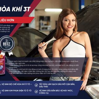 Vệ sinh kim phun, họng ga, bướm ga 3T