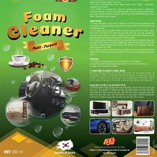 Bọt vệ sinh đa năng, vệ sinh nội thất ô tô
