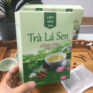 Trà lá sen -Hồng Sâm