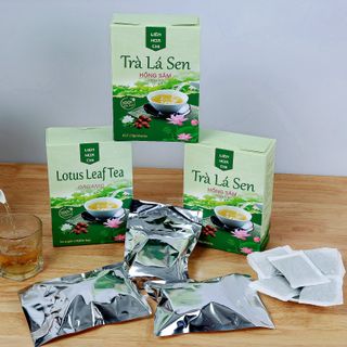 Trà lá sen -Hồng Sâm