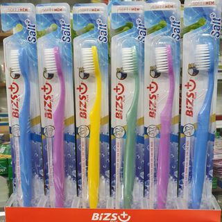 Bàn chải Bizs+ Salt - Lông chỉ tơ nha khoa siêu mềm, cán trong chống mốc tuyệt đối
