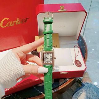 ĐỒNG HỒ CARTlER NỮ DÂY DA XINH XINH