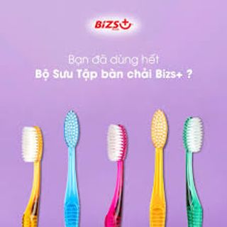 Bàn chải Bizs+ Storm - Lông chỉ tơ nha khoa siêu mềm, siêu êm, cán trong chống mốc tuyệt đối