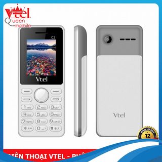 Điện thoại di động Vtel C2 - Chữ Siêu To, 2 SIM (Màu Trắng và Xám) - Hàng Nhập Chính Thức, Bảo Hành 12 Tháng giá sỉ