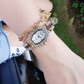 ĐỒNG HỒ THỜI TRANG FULL ĐÁ NỮ XINH XINH
