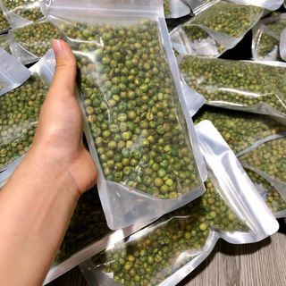 ĐẬU HÀ LAN RANG TỎI ỚT - Túi Zip 500gr ú ụ