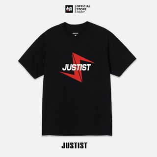 Áo Thun Nam JUSTIST J Tshirt Hai Màu Trắng Đen Tay Ngắn Chất Cotton TS2101092 giá sỉ