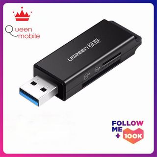 Đầu đọc thẻ nhớ SD/TF jack cắm USB 3.0 UGREEN CM104 giá sỉ