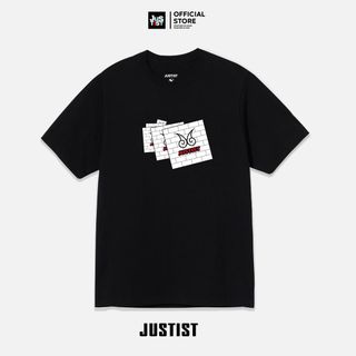 Áo Thun Nam JUSTIST Basic Tshirt Hai Màu Trắng Đen Tay Ngắn Chất Cotton TS2101098 giá sỉ