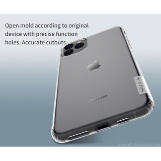 Ốp lưng iPhone 11/ Pro/ Pro Max Nillkin Nature TPU Case trong suốt