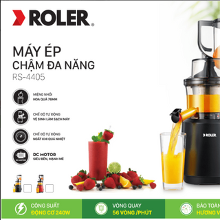 Máy ép chậm Roler RS-4405 đen