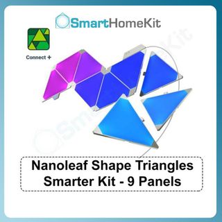 Bộ đèn thông minh Nanoleaf Shapes Triangle Smarter Kit tam giác (ver.2021) giá sỉ