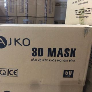 Khẩu trang 3D người lớn 1450k/1thùng/2500 cái