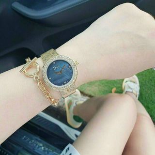 ĐỒNG HỒ DlOR GOLD LƯỚI NỮ XINH