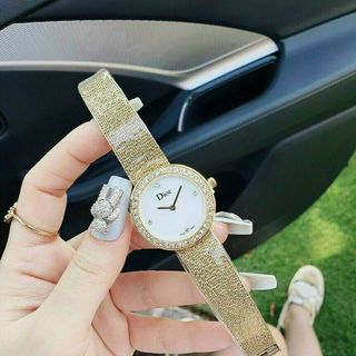 ĐỒNG HỒ DlOR GOLD LƯỚI NỮ XINH