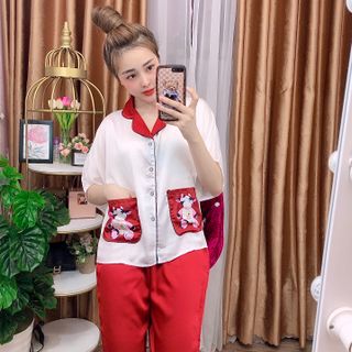 Đồ bộ nữ mặc nhà pijama Satin cánh dơi