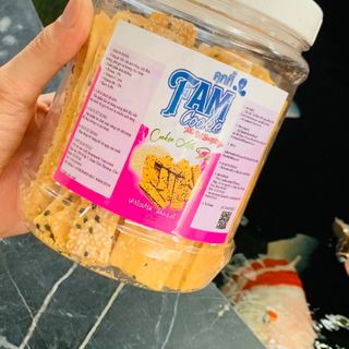 Bánh ngọt Famcookie hạnh nhân giòn tan 120gram và 300gram giá sĩ liên hệ,