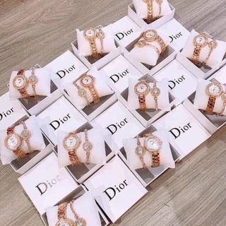 SET ĐỒNG HỒ DlOR KÈM LẮC SIÊU XINH
